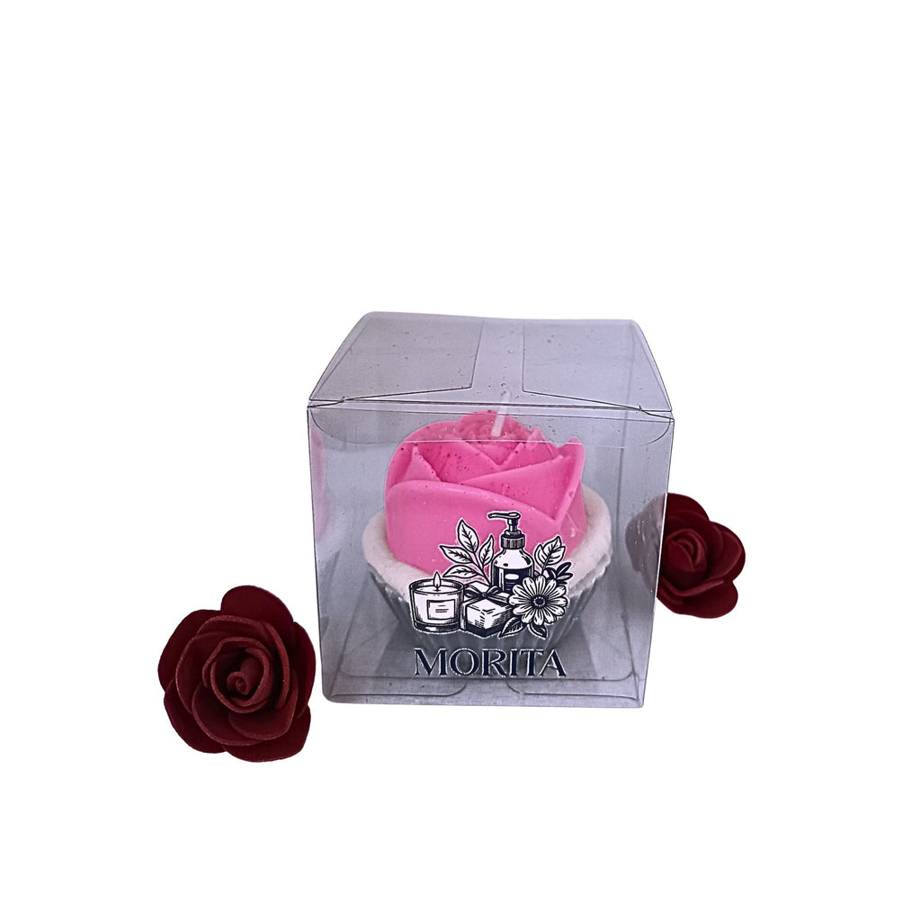 Rosa decorativa en caja transparente – Morita
