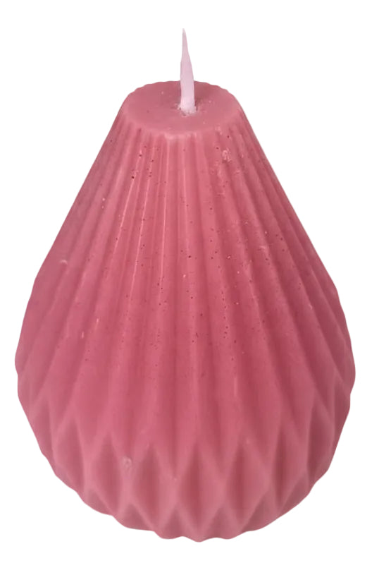 Vela Artesanal Geométrica Rosa – Aroma Rosas | Morita